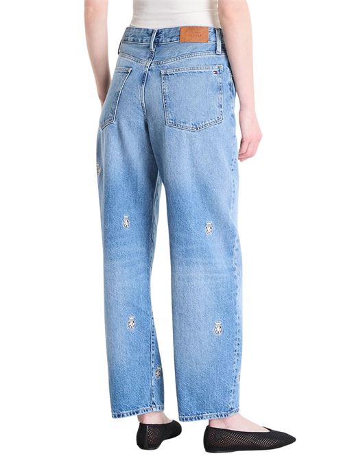 Jeans barrel con ricami Tommy Hilfiger | WW0WW495631A7